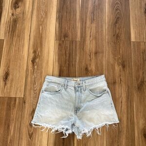 Madewell womens relaxed denim shorts size 28